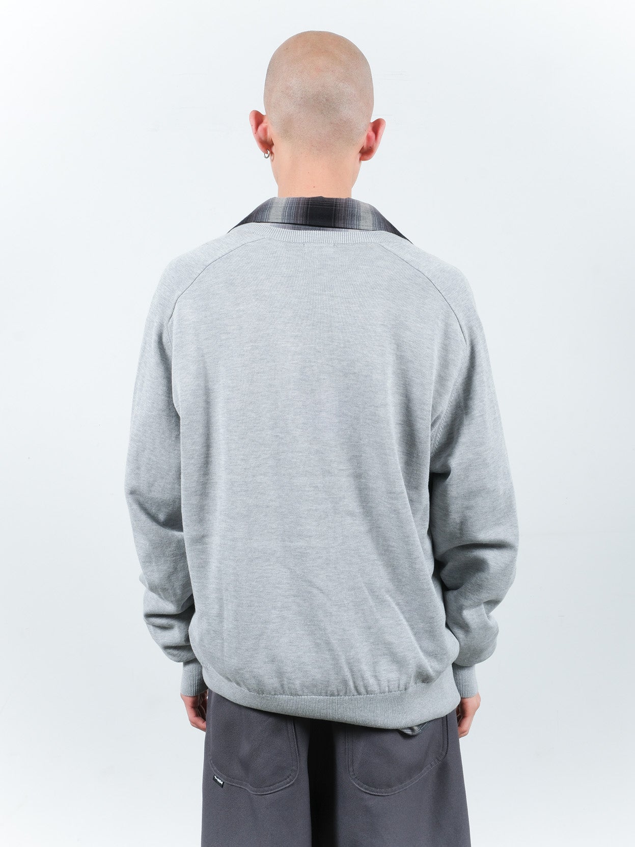 JIEDA　COTTON SILK V NECK KNIT