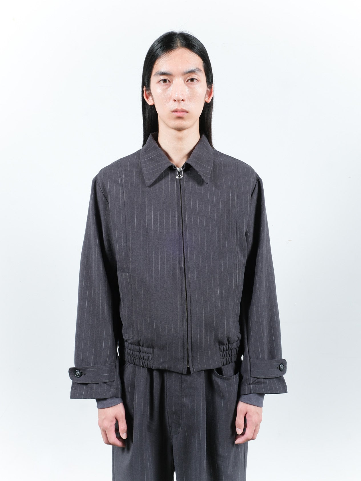 JIEDA　STRIPE ZIP JACKET