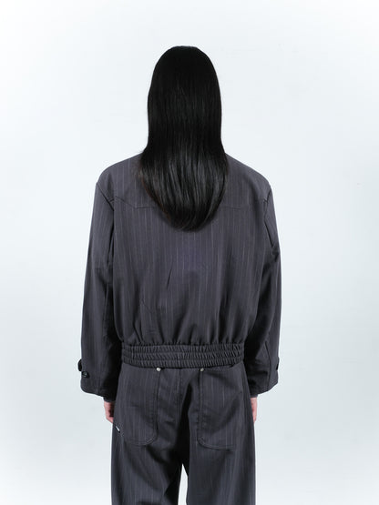 JIEDA　STRIPE ZIP JACKET