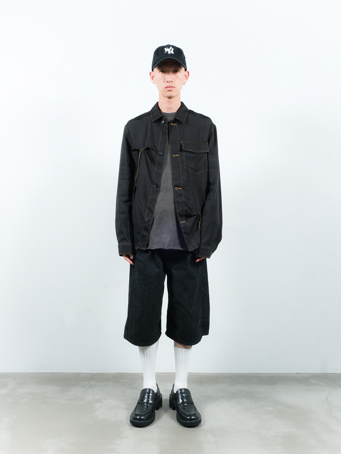 JIEDA　RAYON SILK SHIRT JACKET