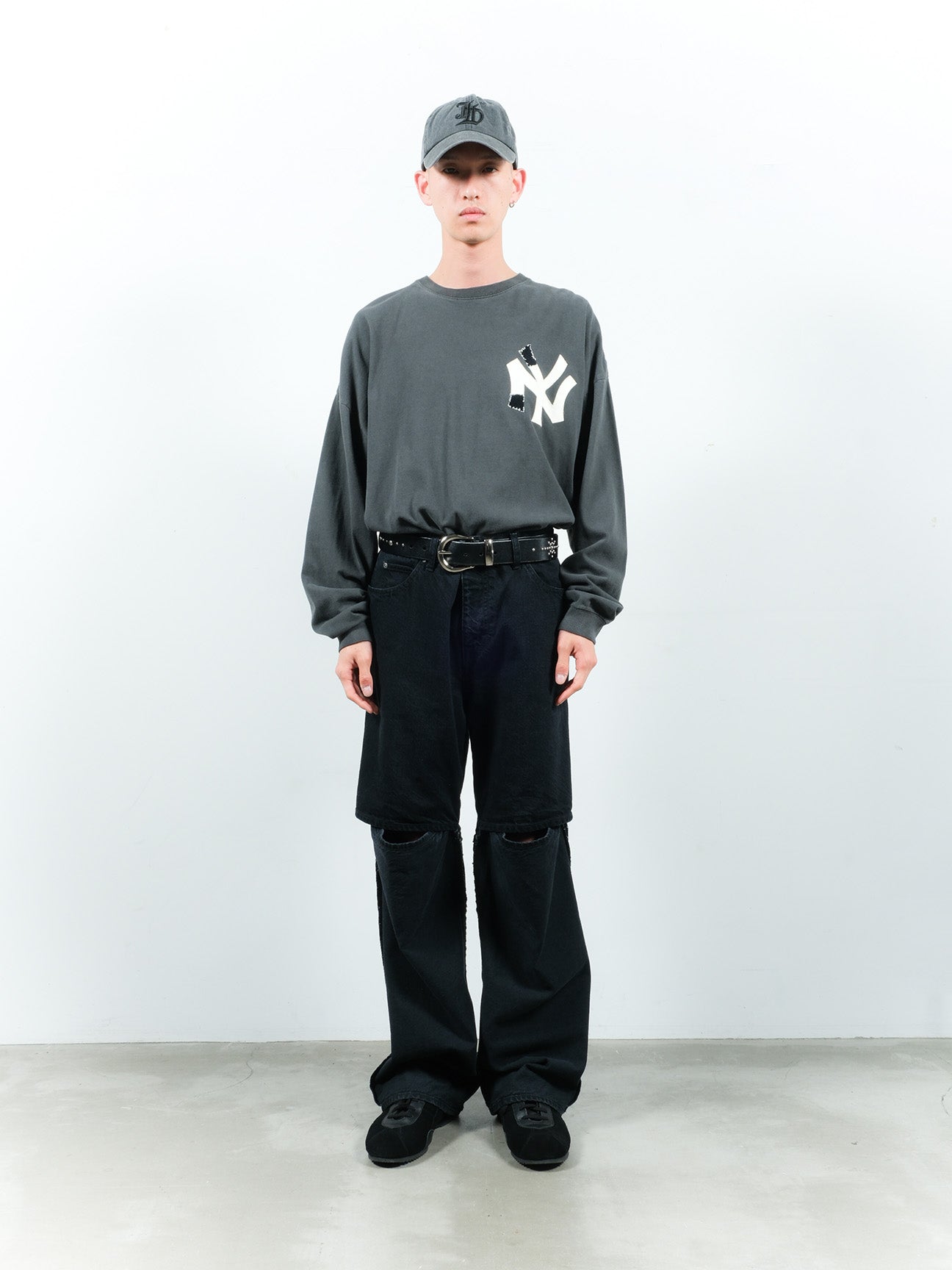 JIEDA　PIGMENT NOT YOUR TEAM L/S