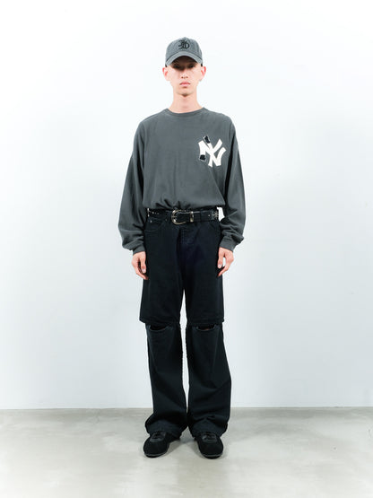 JIEDA　PIGMENT NOT YOUR TEAM L/S