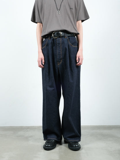 JIEDA　ONE TUCK DENIM PANTS