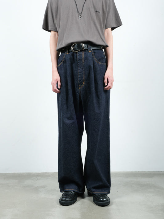 JIEDA　ONE TUCK DENIM PANTS