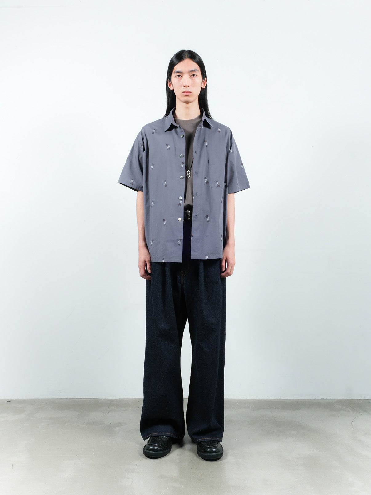 JIEDA　ONE TUCK DENIM PANTS