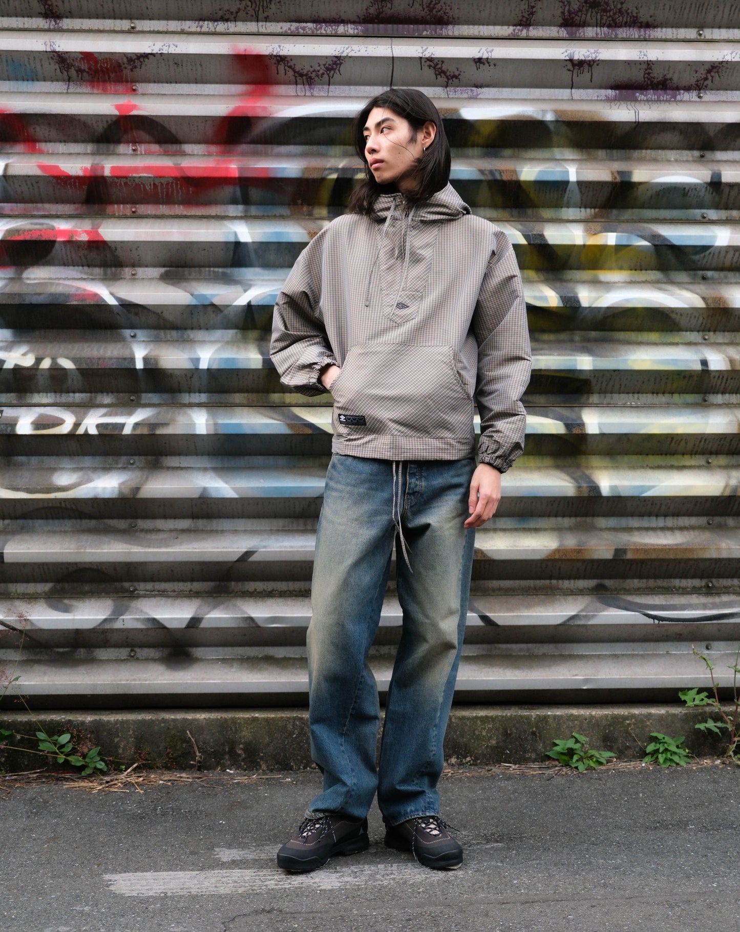 UMBRO　Masked Check Anorak