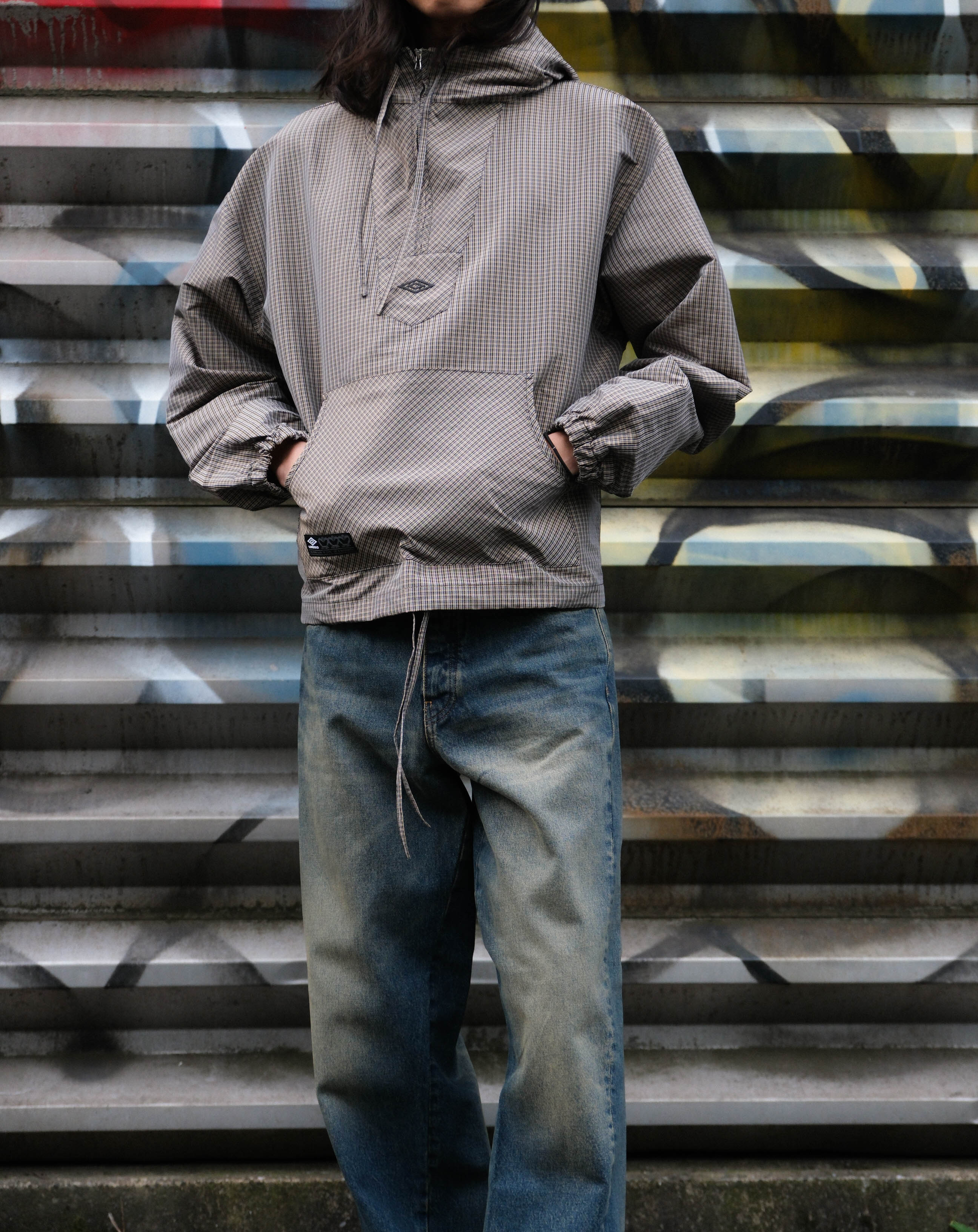 UMBRO Masked Check Anorak – KIKUNOBU