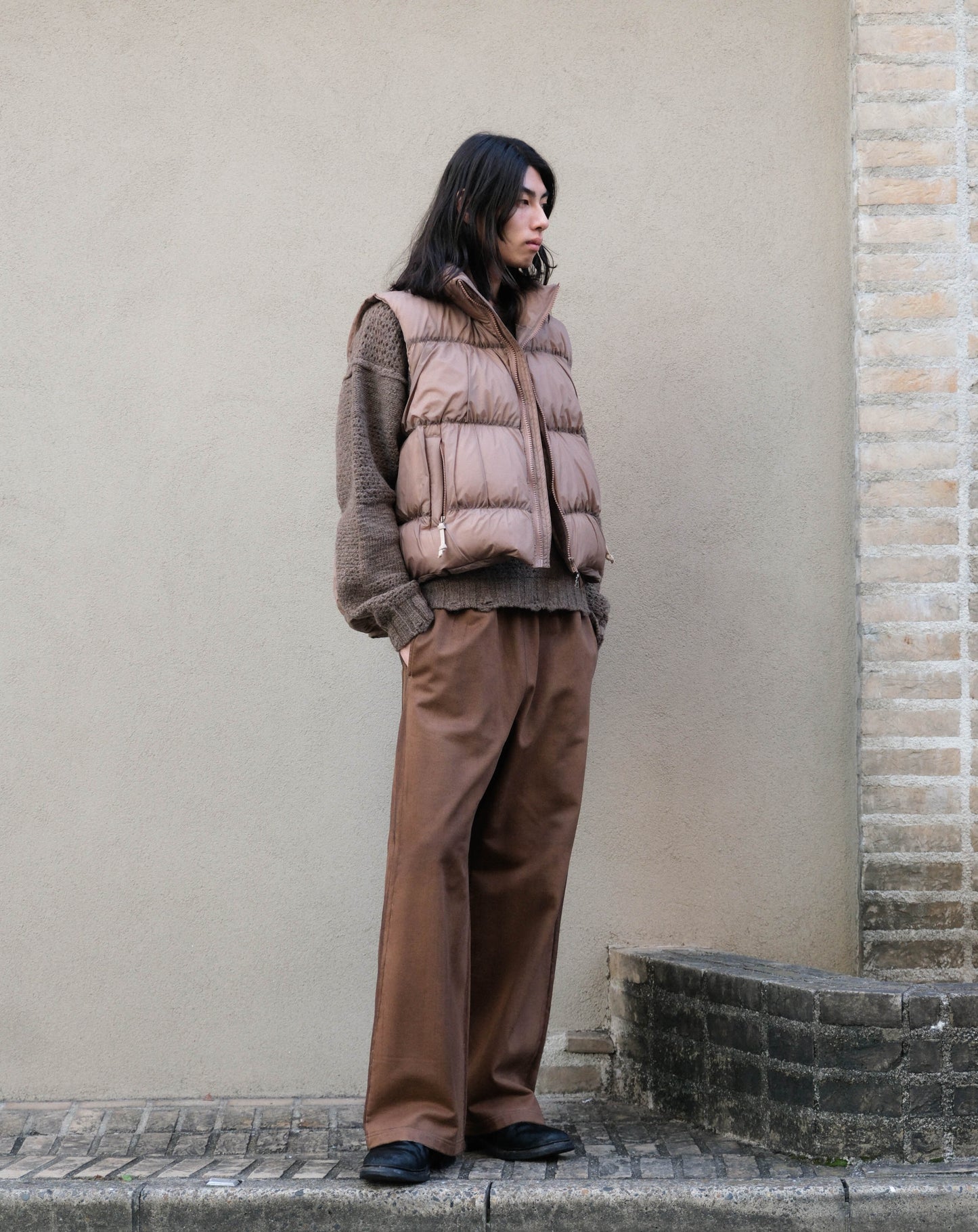 INNAT　PATCHWORK SWEATER