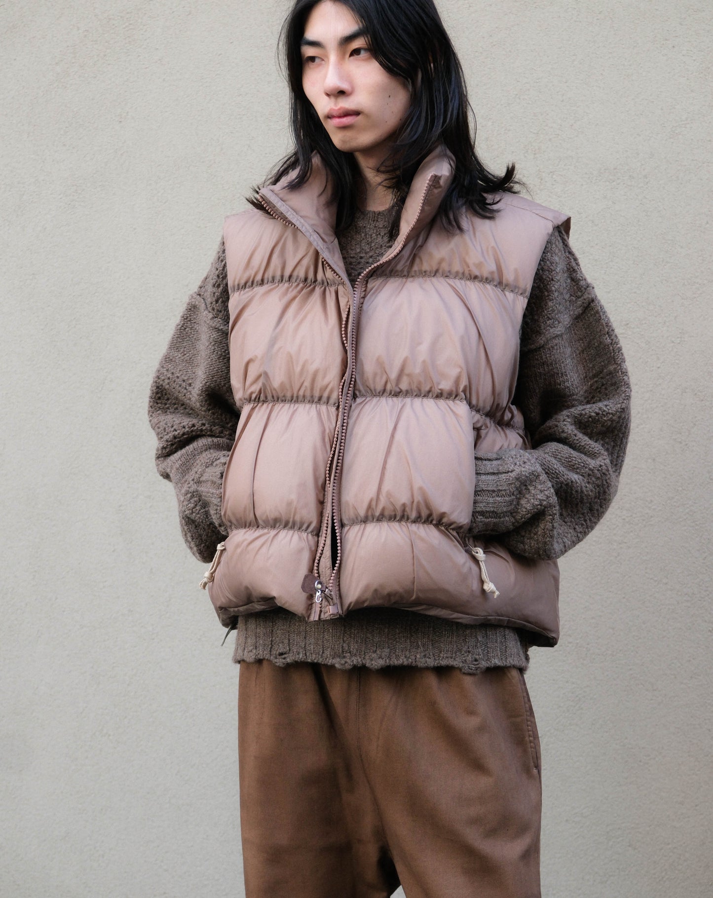 refomed　MANUAL DOWN VEST