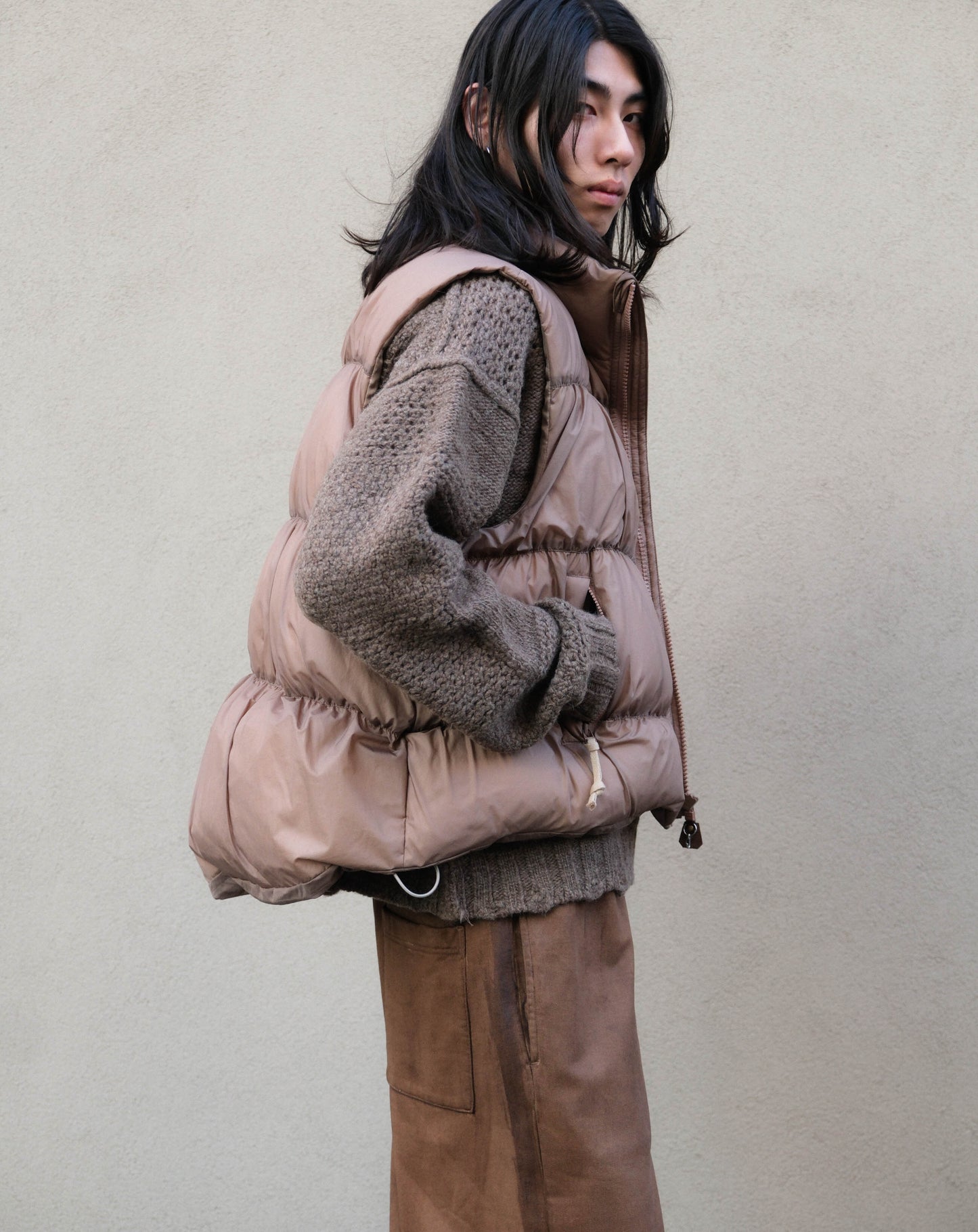 refomed　MANUAL DOWN VEST