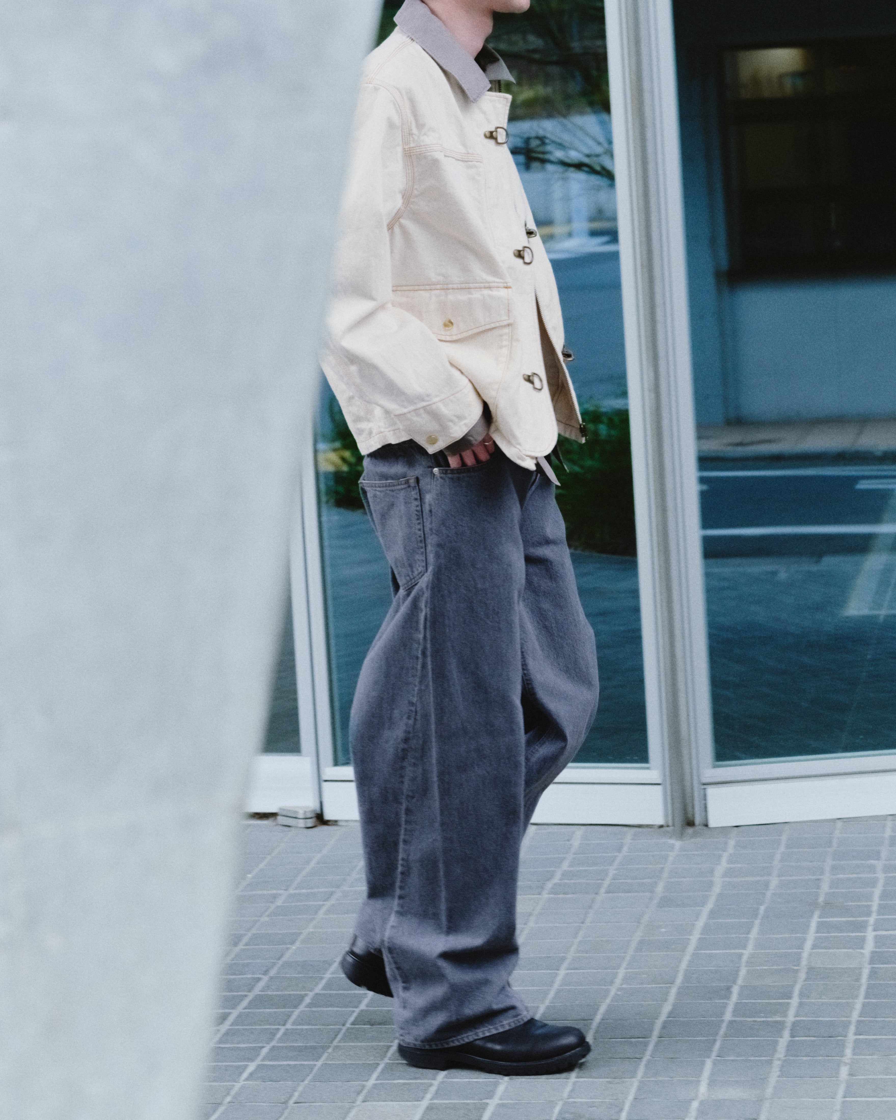 JIEDA USED TWIST DENIM PANTS – KIKUNOBU