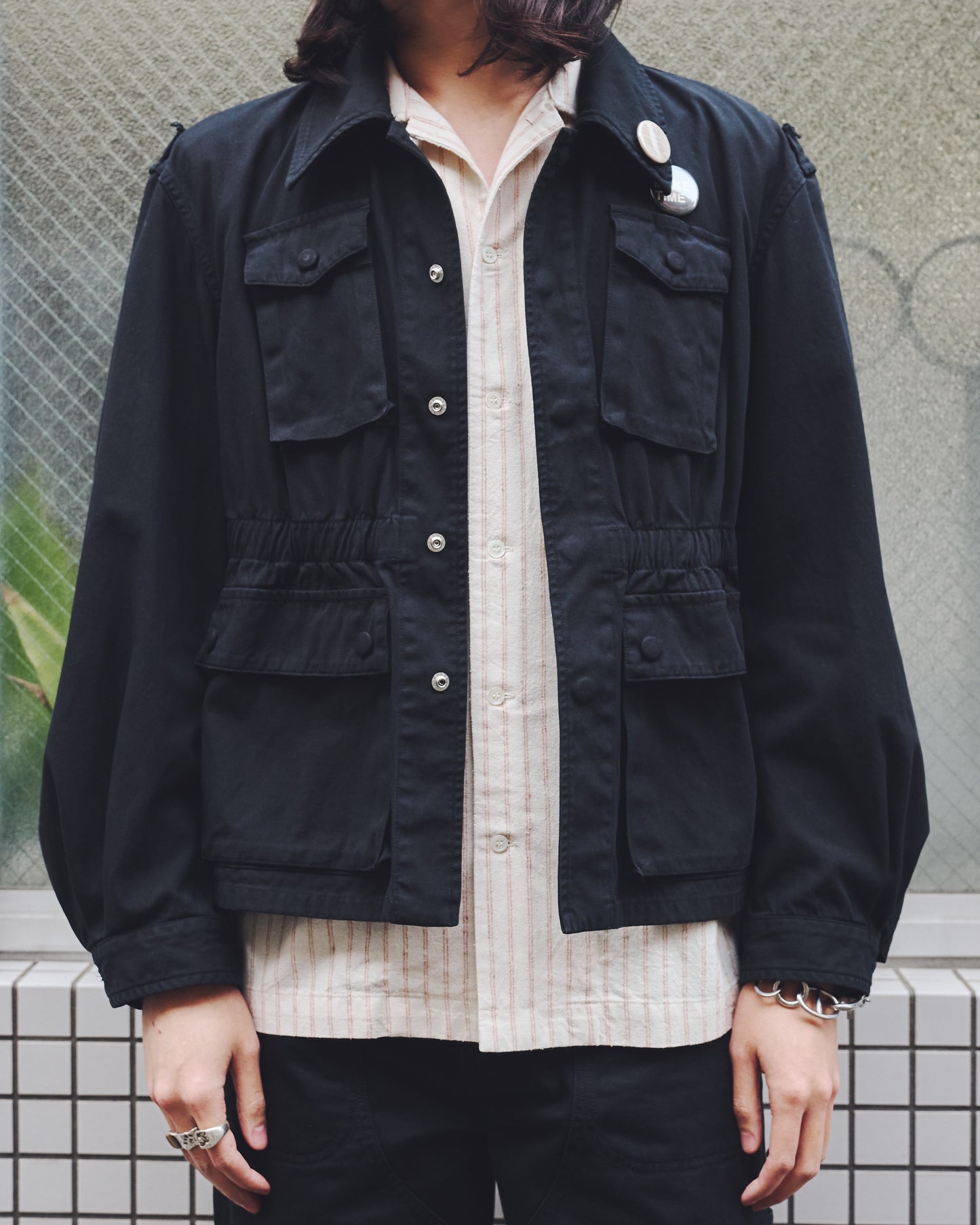 refomed　FOREMAN MILITARY JACKET