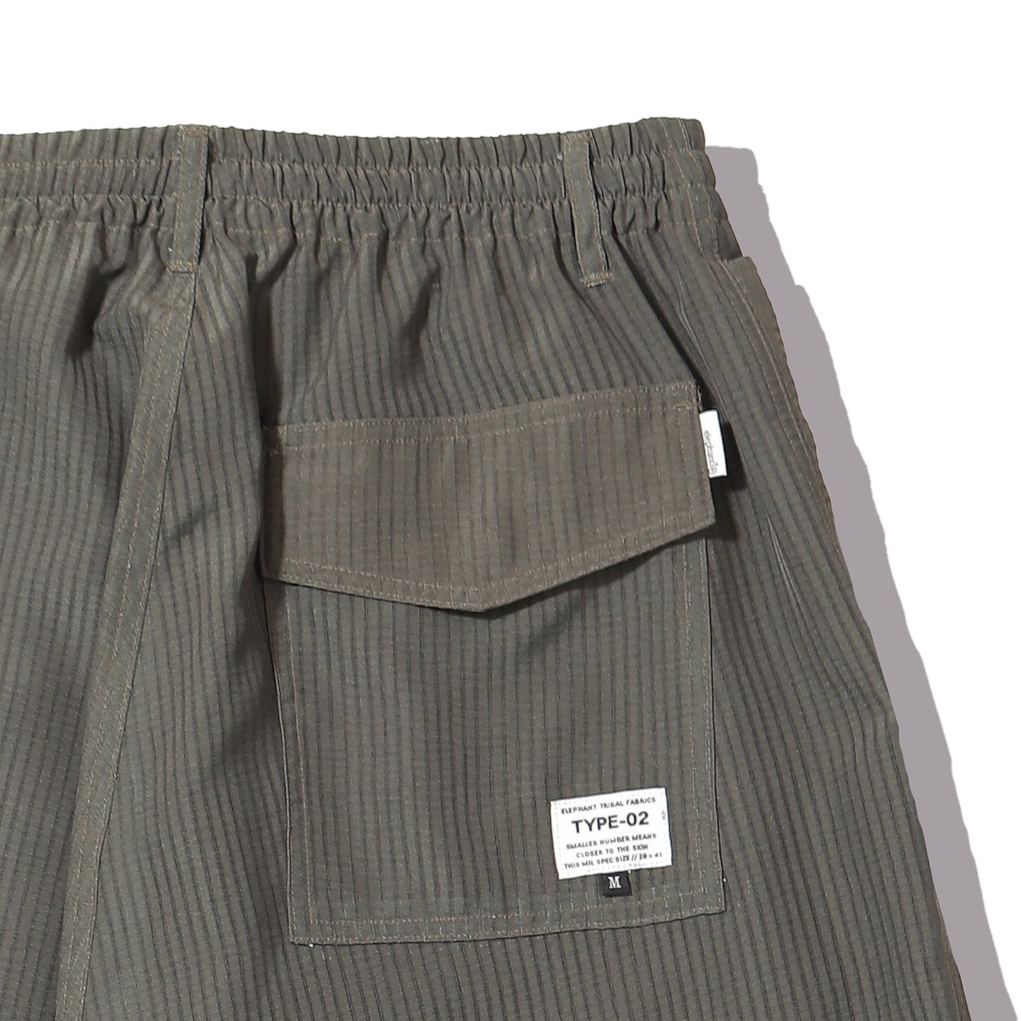 elephant TRIBAL fabrics　NO A/C SNOW CAMO PANTS