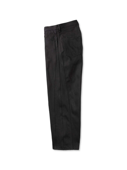 TRIPLE SEAMS 6P DENIM WIDE BLACK