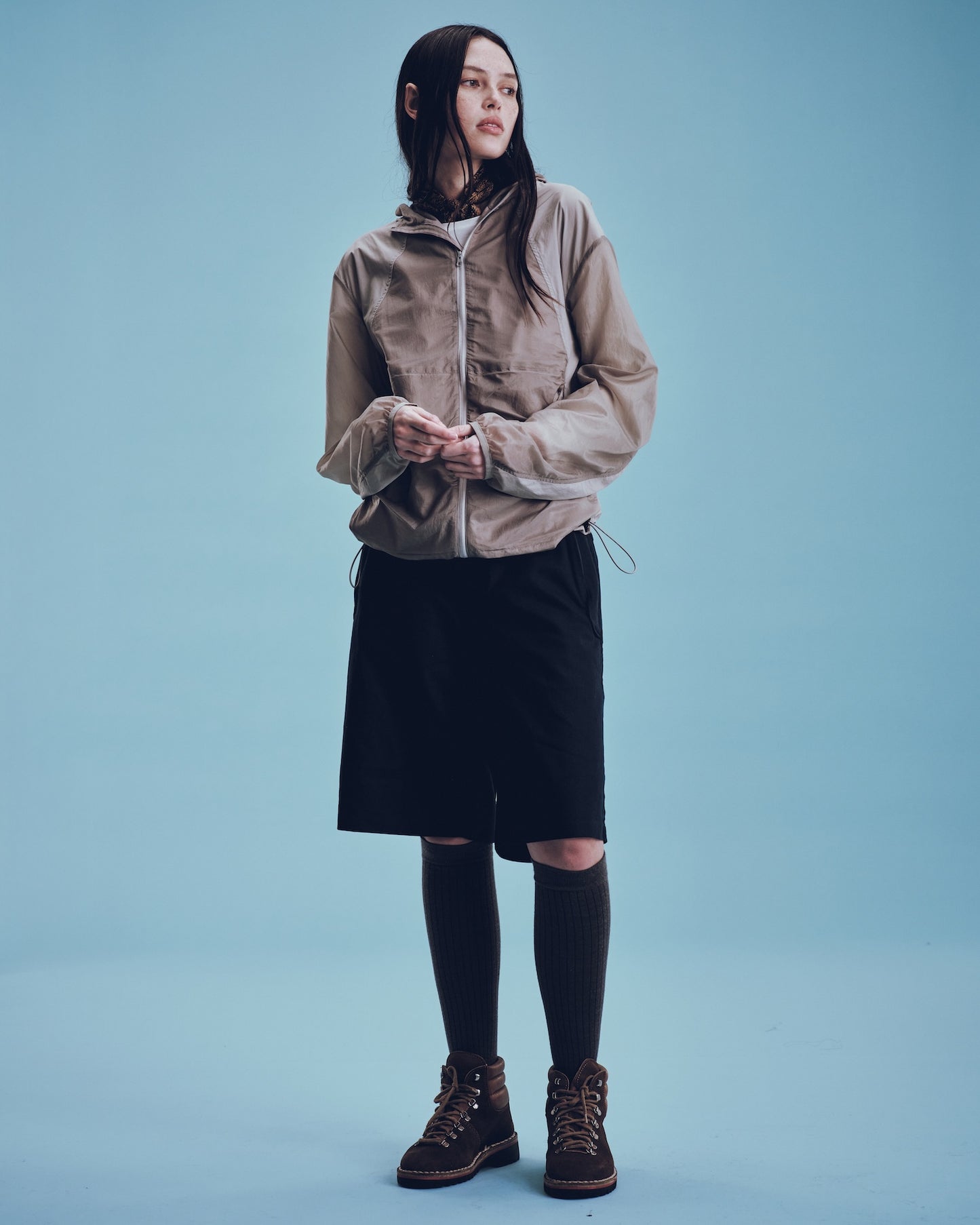 Hiking Patrol　PATH LINEN COTTON MIXED SHORTS