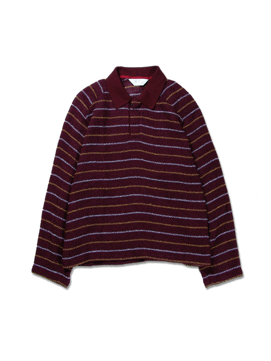 ANCELLM　CUT BORDER SKIPPER SHIRT