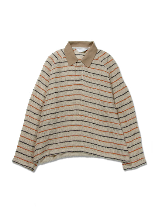 ANCELLM　CUT BORDER SKIPPER SHIRT