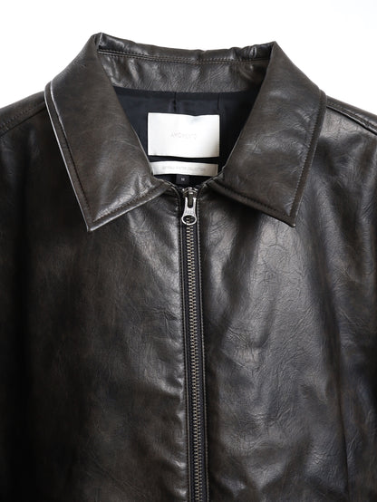 VEGAN LEATHER BLOUSON