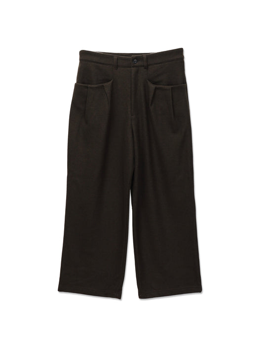 ANCELLM　WOOL CUT WIDE TUCK SLACKS