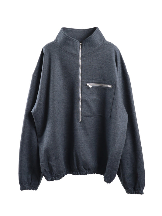 WOOL HALF ZIP