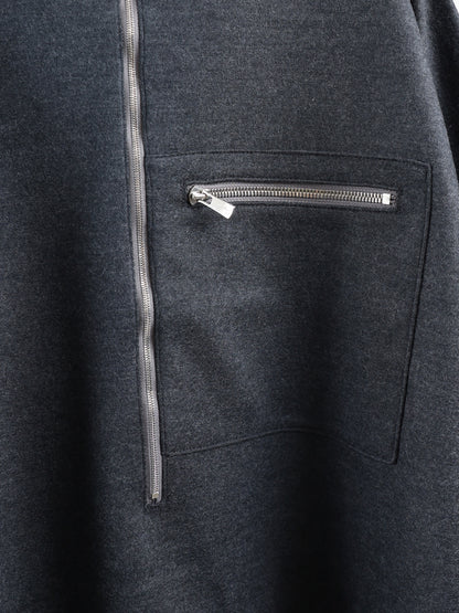 WOOL HALF ZIP