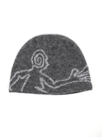 MOSCOT MOHAIR MIXED KNIT BEANIE