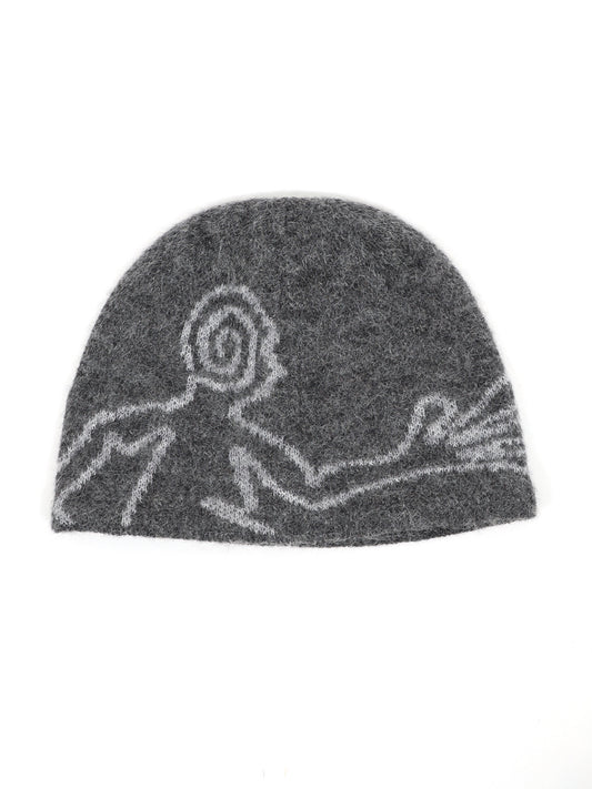 MOSCOT MOHAIR MIXED KNIT BEANIE