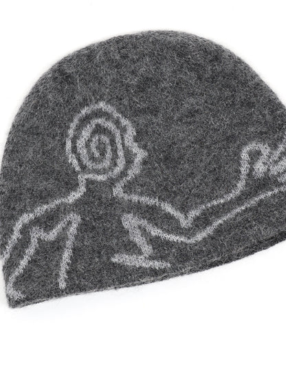 MOSCOT MOHAIR MIXED KNIT BEANIE