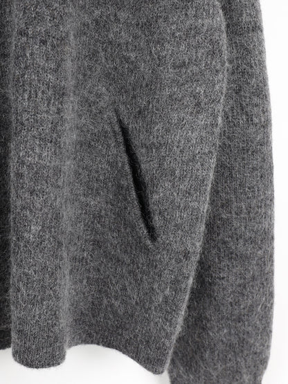 ESSENCE MOHAIR MIXED KNIT TOP