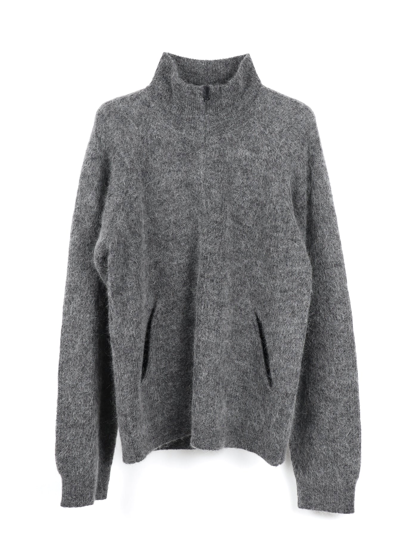 ESSENCE MOHAIR MIXED KNIT TOP