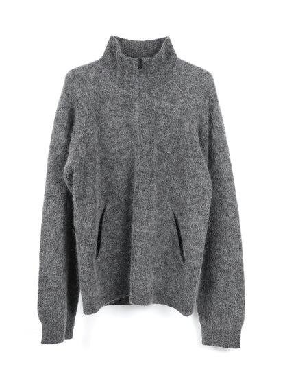 ESSENCE MOHAIR MIXED KNIT TOP