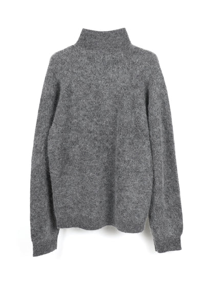 ESSENCE MOHAIR MIXED KNIT TOP