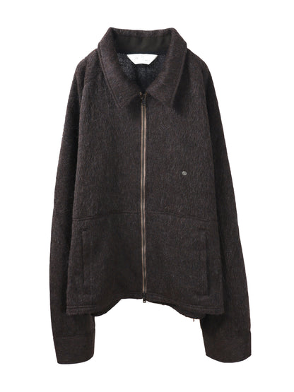 SHAGGY ZIP UP SHIRT