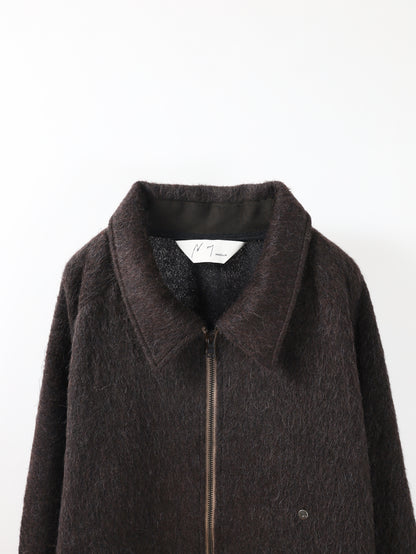SHAGGY ZIP UP SHIRT