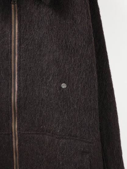 SHAGGY ZIP UP SHIRT