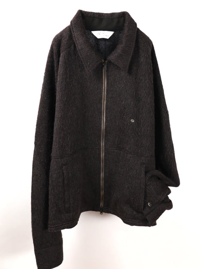 SHAGGY ZIP UP SHIRT