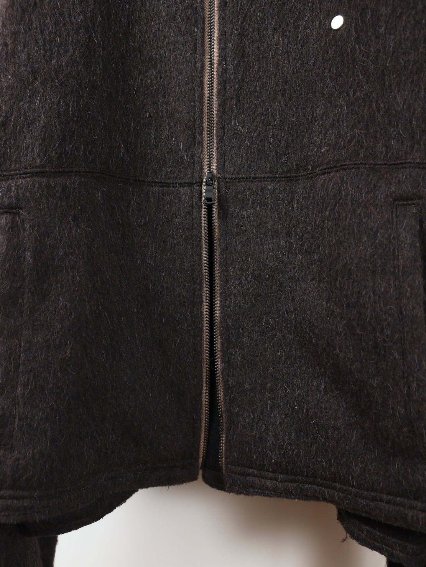 SHAGGY ZIP UP SHIRT