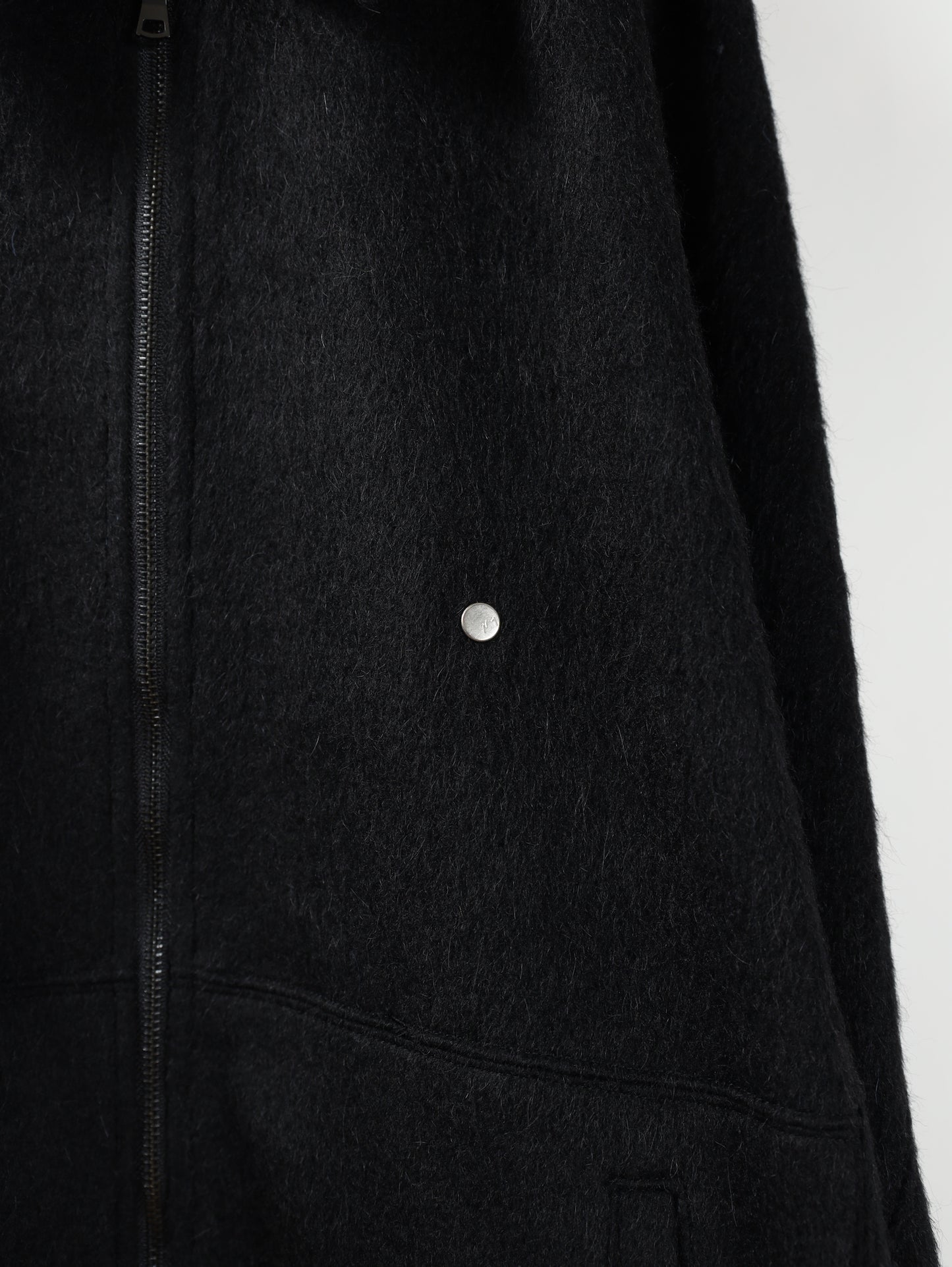 SHAGGY ZIP UP SHIRT