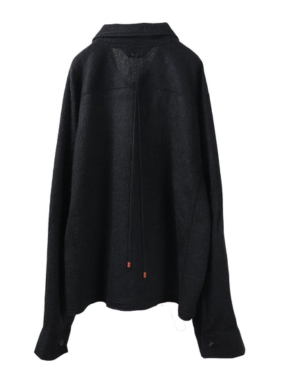 SHAGGY ZIP UP SHIRT