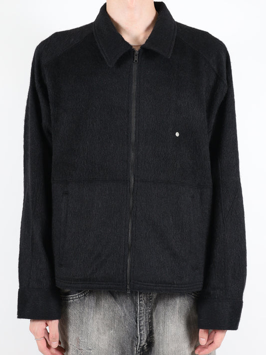 SHAGGY ZIP UP SHIRT