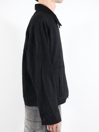 SHAGGY ZIP UP SHIRT