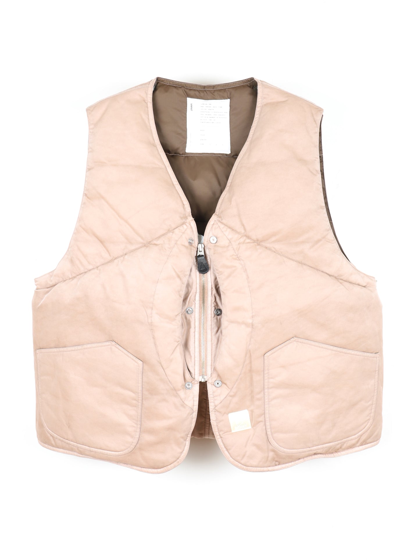 HAND-DYED HUNTING DOWN VEST