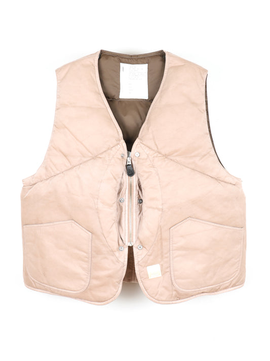 HAND-DYED HUNTING DOWN VEST