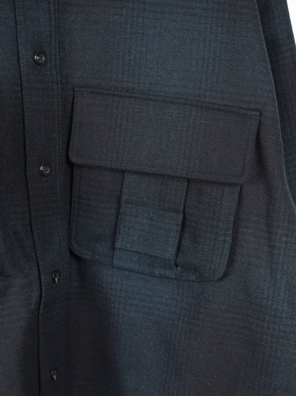 LS WOOL FIELD UTILITY SHIRT (A/O)