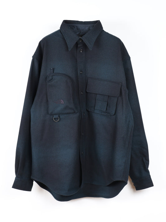 THE NORTH FACE　LS WOOL FIELD UTILITY SHIRT