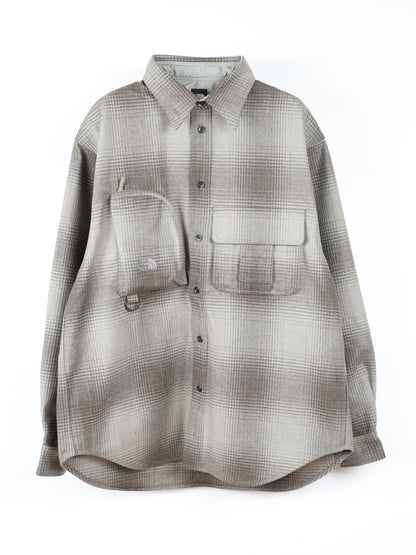 LS WOOL FIELD UTILITY SHIRT (M/O)