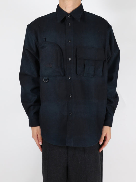 LS WOOL FIELD UTILITY SHIRT (A/O)