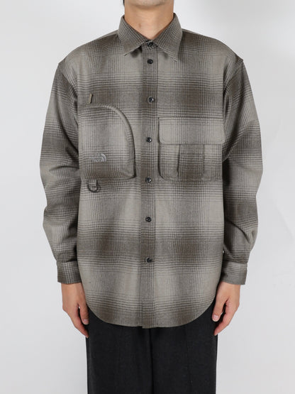 LS WOOL FIELD UTILITY SHIRT (M/O)