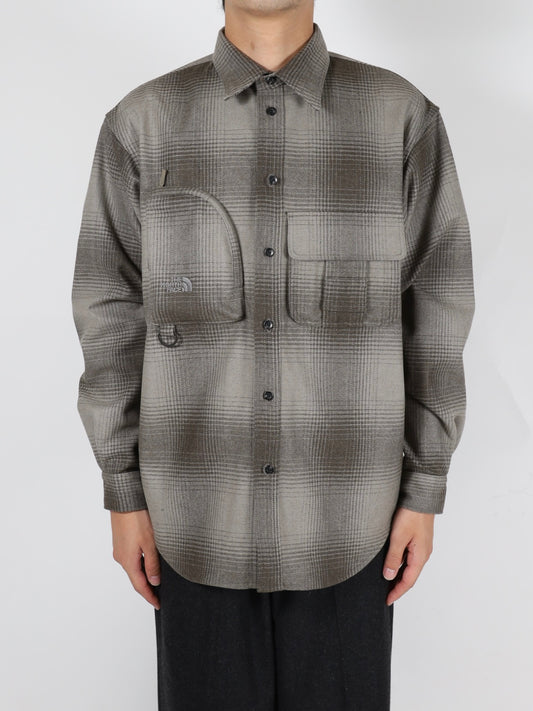 LS WOOL FIELD UTILITY SHIRT (M/O)