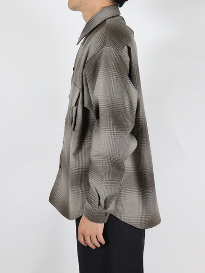 LS WOOL FIELD UTILITY SHIRT (M/O)